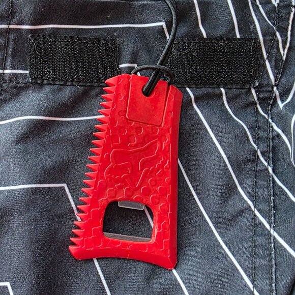 Fox Racing Rockstar Energy Drink Mens 38 Board Shorts Star Logo Black Swim - Picture 5 of 14